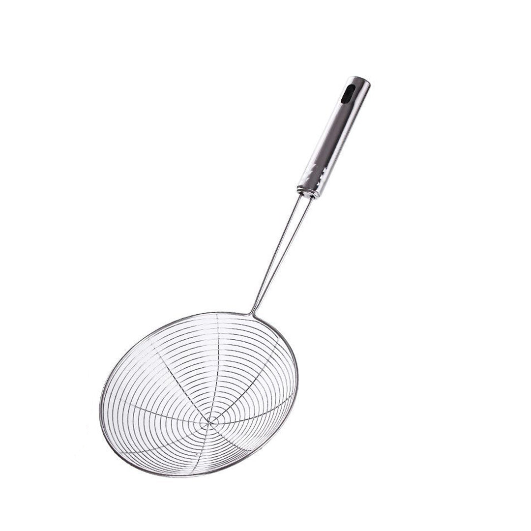 Schiumarola cobweb in steel with sleeve -ø11cm