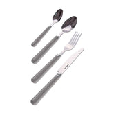 Set Servizio Posate in Acciaio 16pz - Marrone