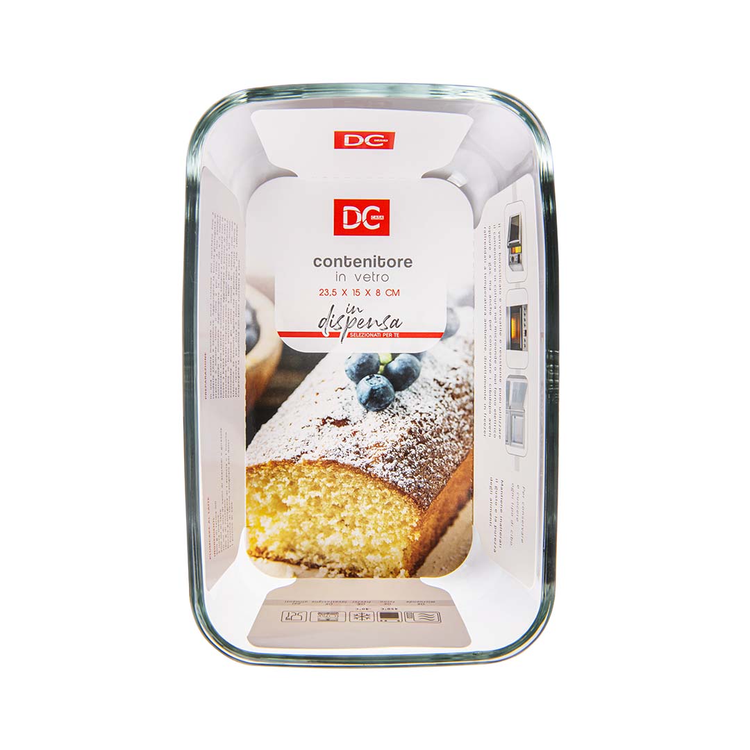 Rectangular Borosilicate Borosilicate Borosilicate Glass dish 23.5x15x8cm