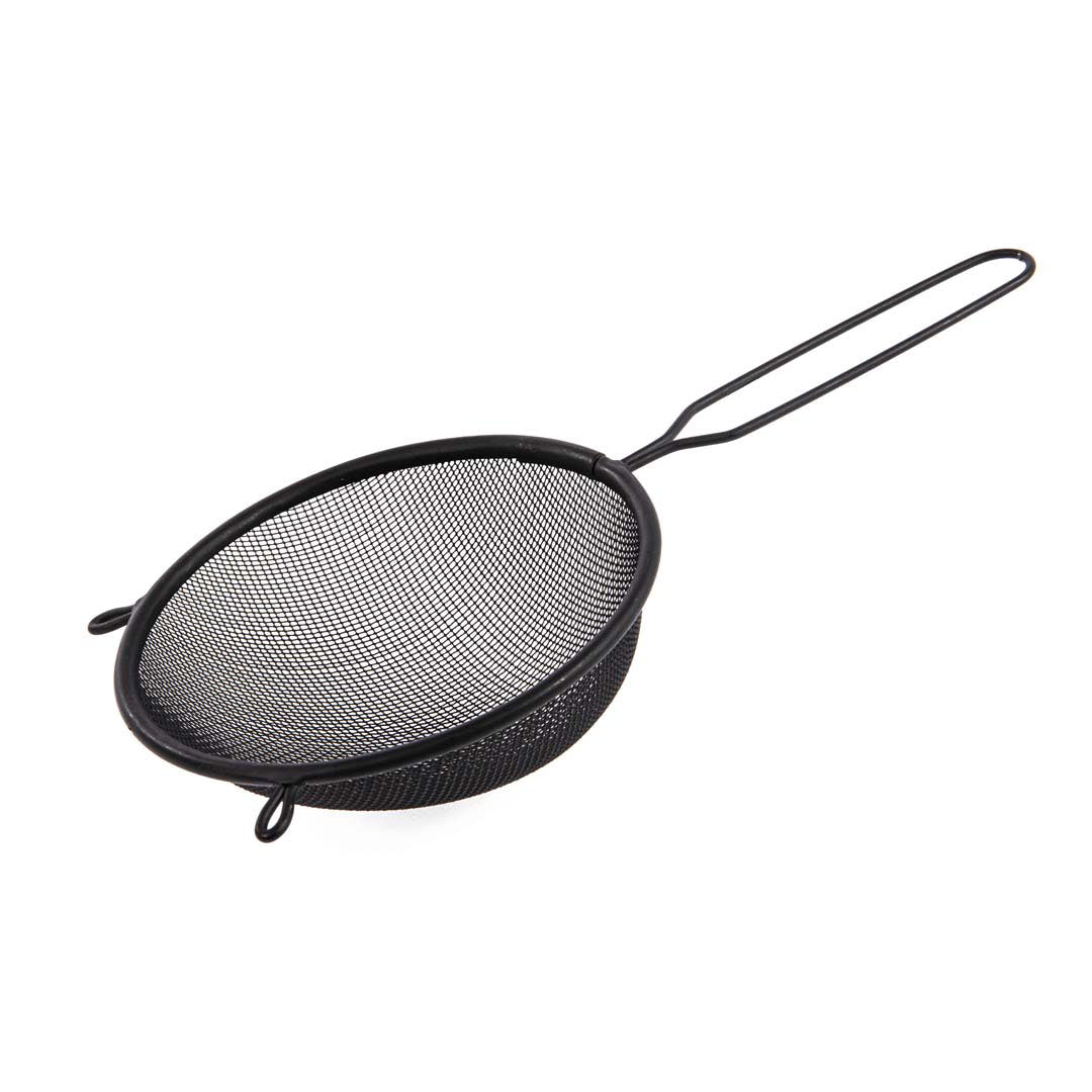 Fine jersey strain in Black Design Steel -ø18cm