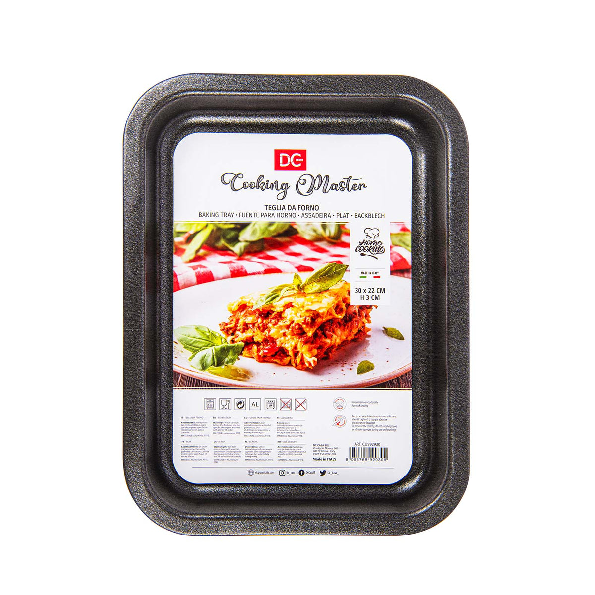 Plat à Rôtir Antiadhésif Rectangulaire - 30X22 cm, H3 cm