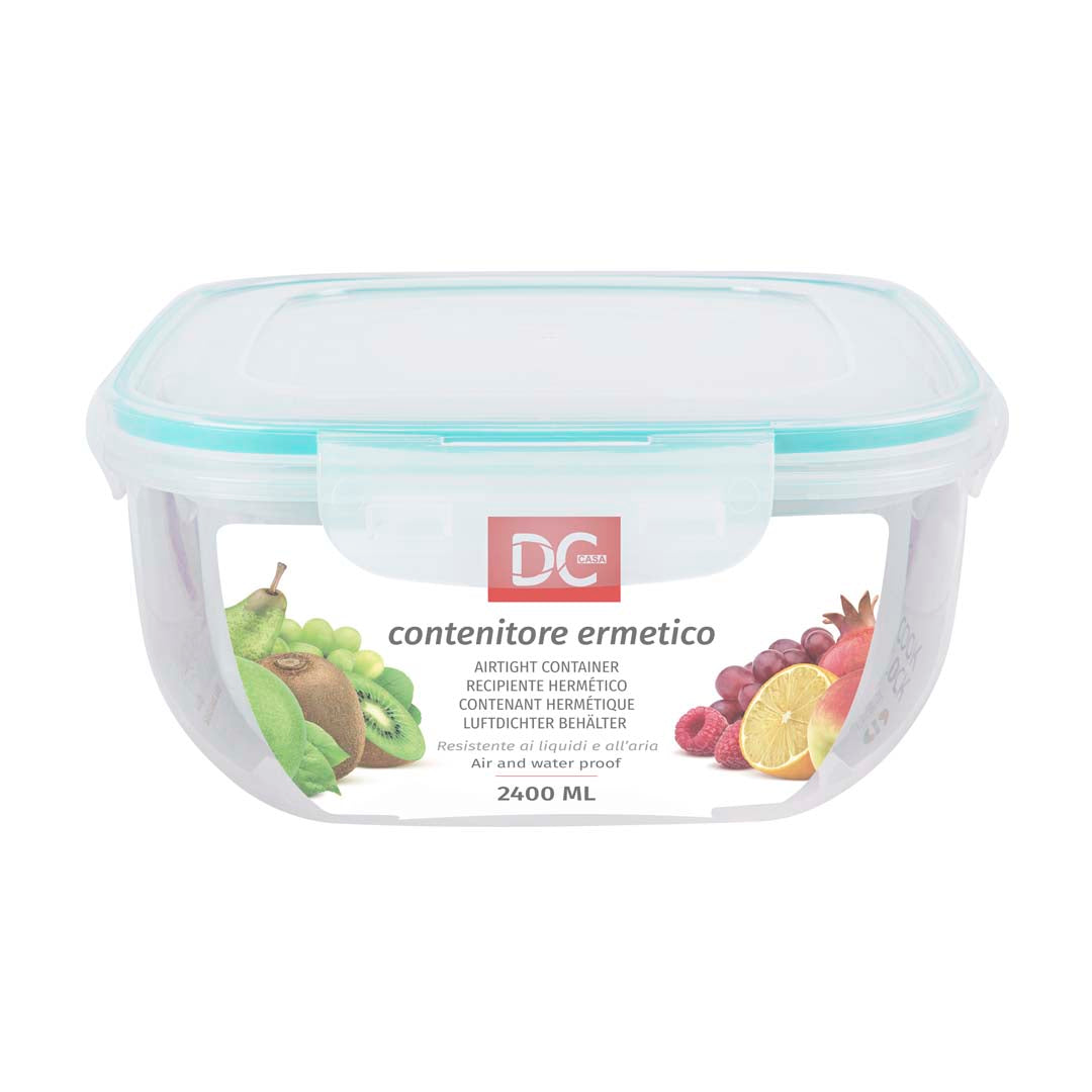 Squadic plastic plastic containers set - 4pz