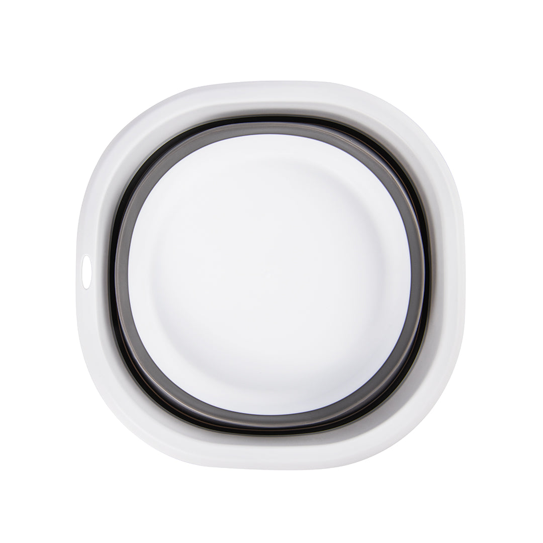 Folding plastic and silicone multipurpose basket -30x30 cm