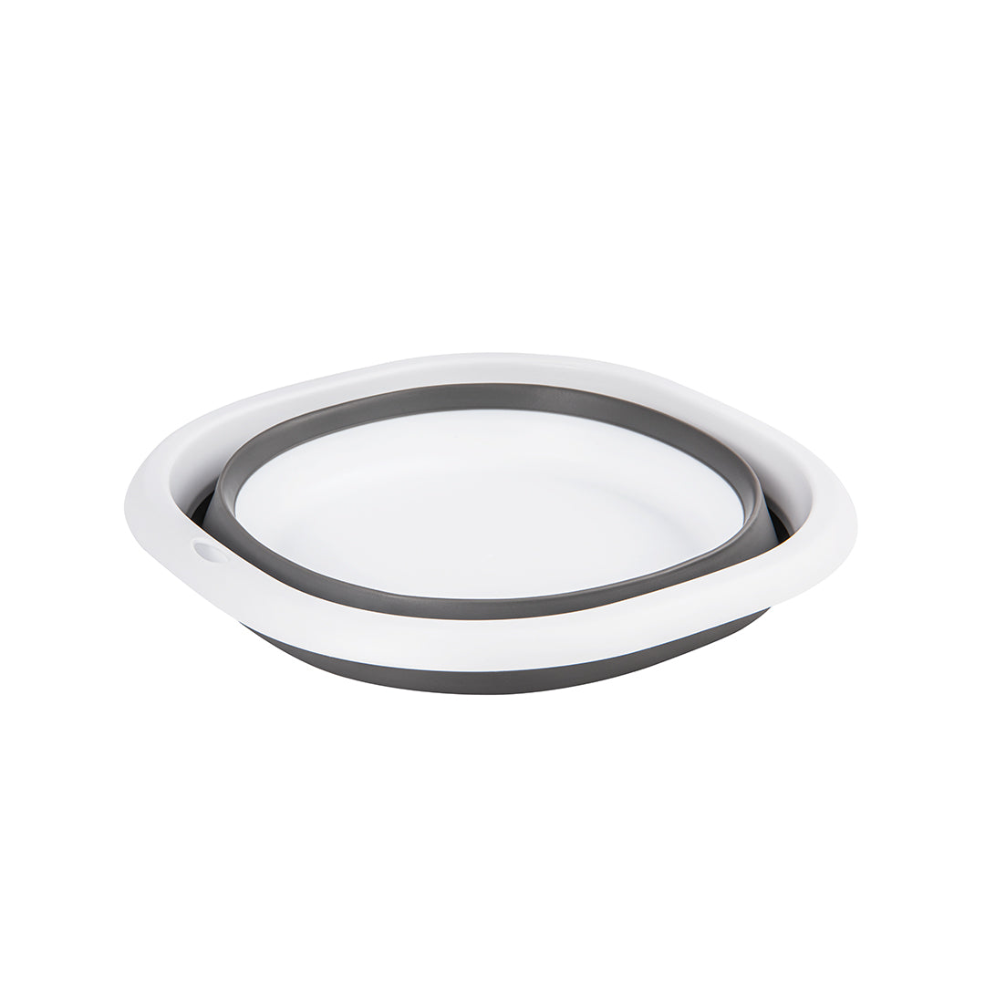 Folding plastic and silicone multipurpose basket -30x30 cm