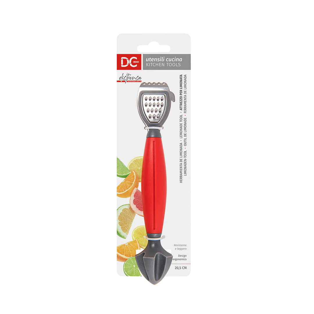 Verktyg för citroner och citrus 4 i 1 - Squeeze, Zester, Grater och citroner linjer