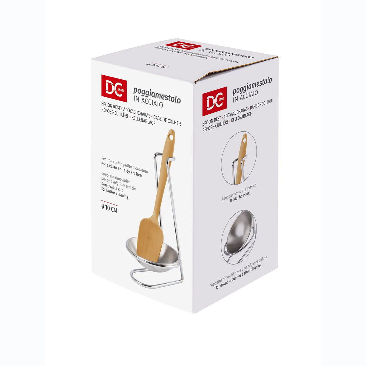 Repose Louche Acier Avec Coupelle Amovible -28,5cm