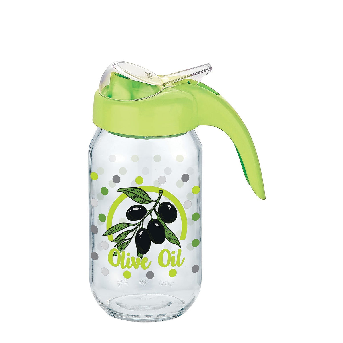 Bottle for glass oil with dosher-1000ml