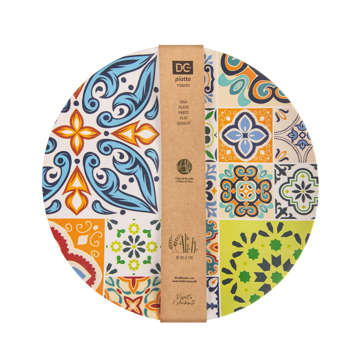Οικολογικό πιάτο με φαντασία - Ø30cm