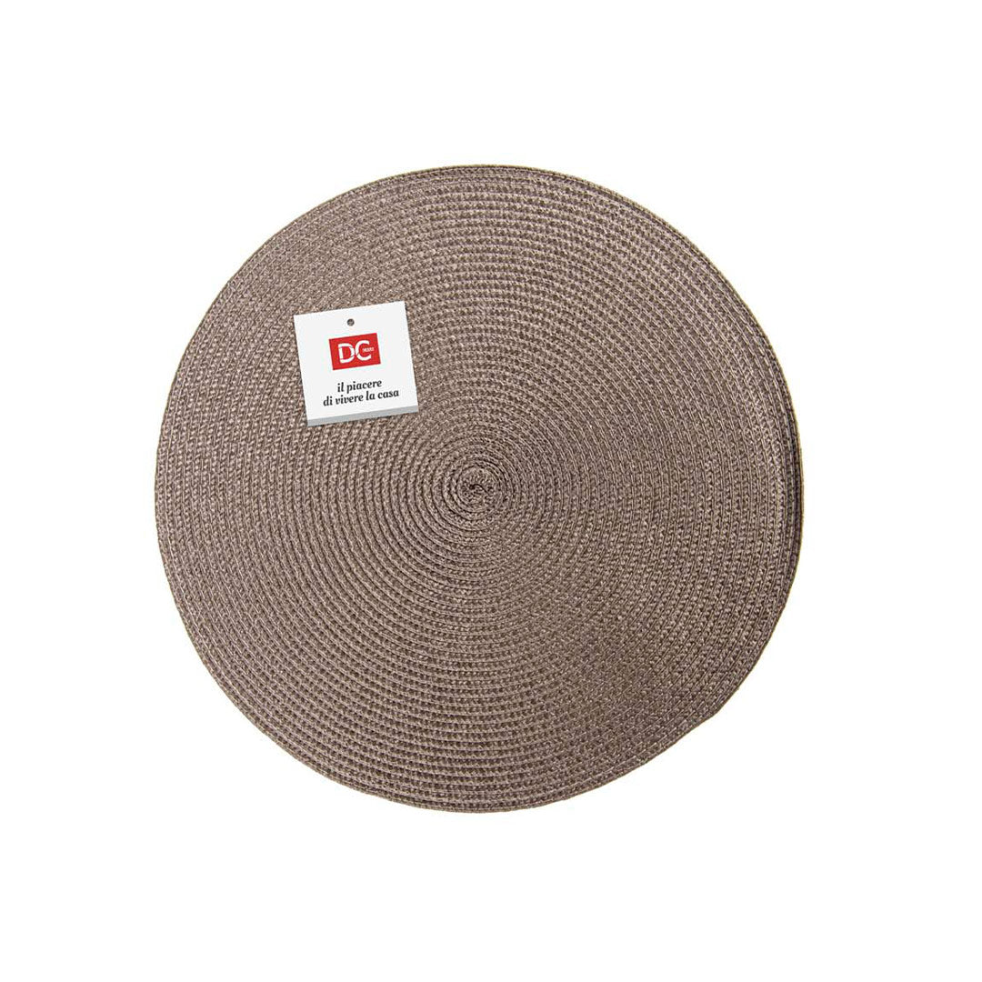 American PVC Tondagliette Ø 38cm - Tortora