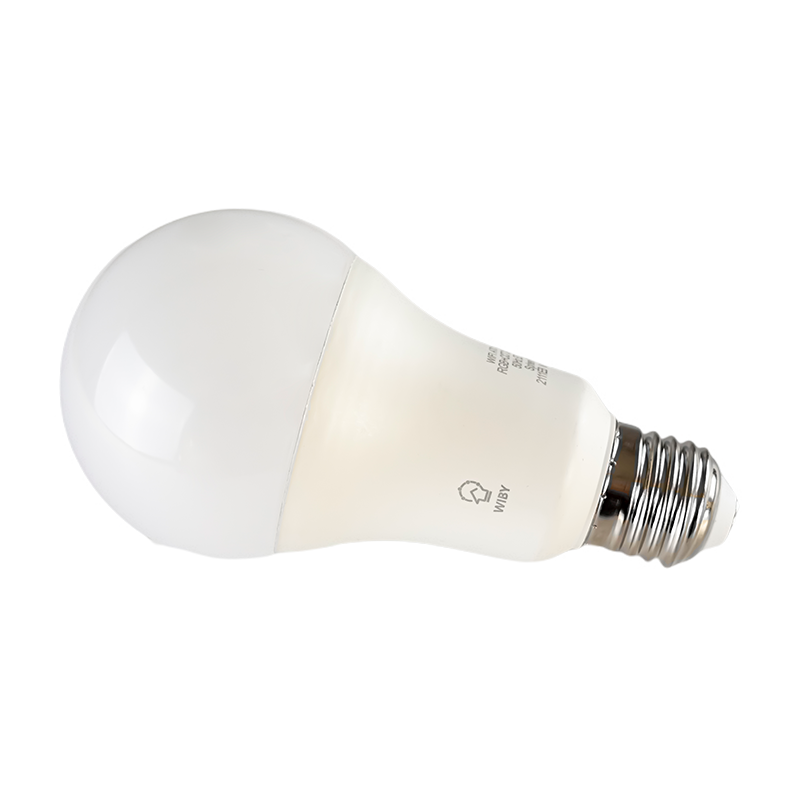 Intelligent 11W light bulb of 1055 dimmable lumen with compatible application with Google and Alexa
