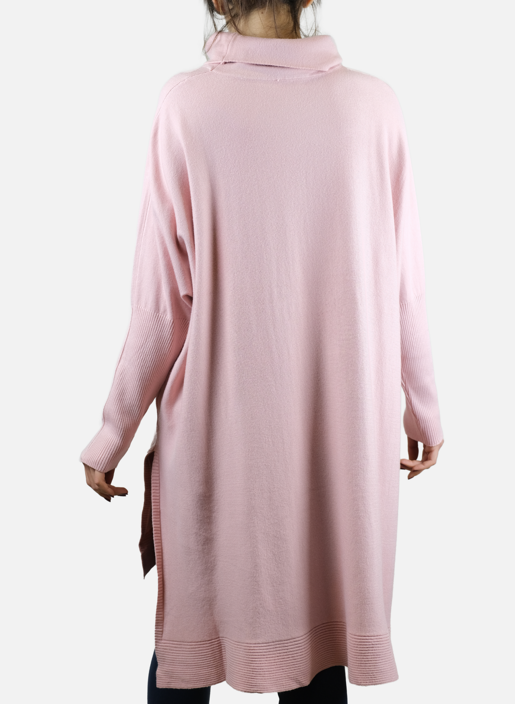 Maglia Da Donna Lunga A Maniche Lunghe Asimmetrica