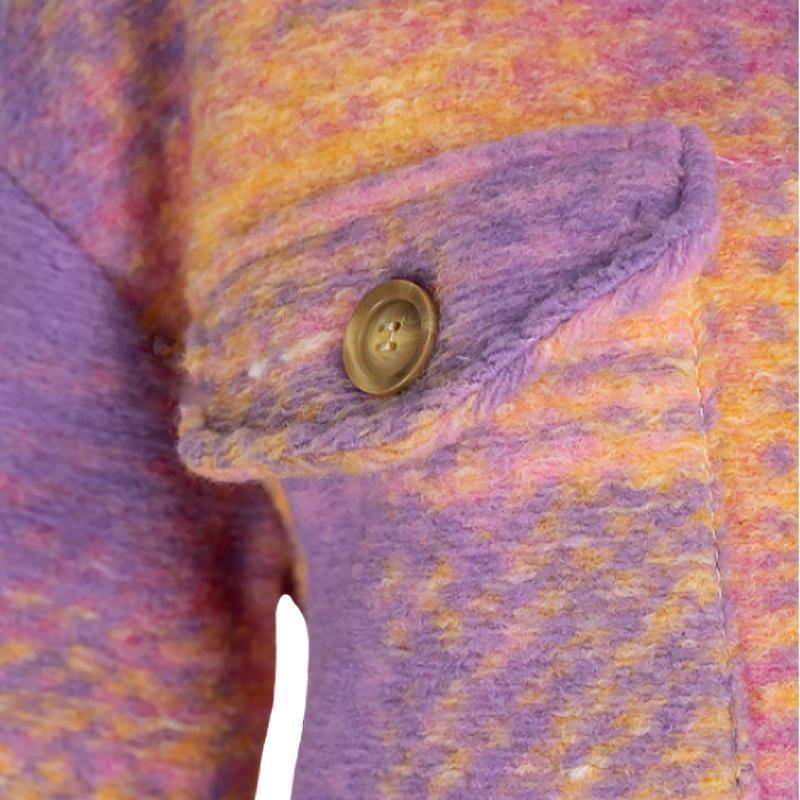 Giacca Camicia A Quadri Con Bottone Giacche