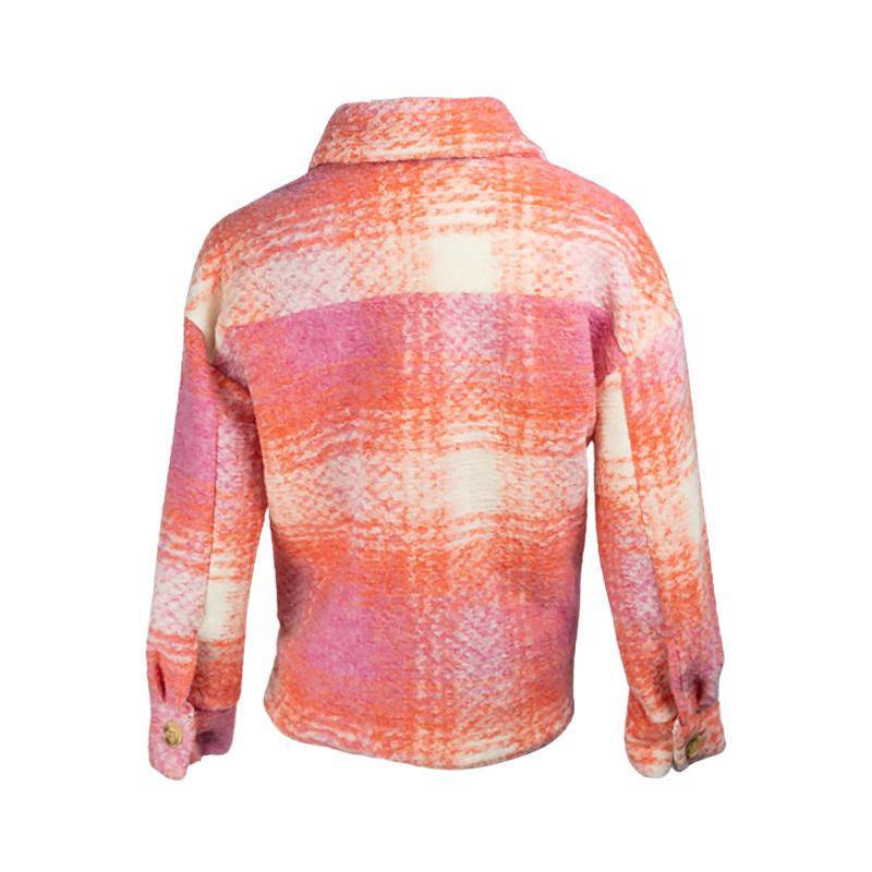 Giacca Camicia A Quadri Con Bottone Giacche