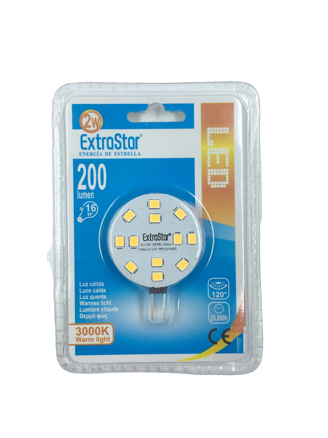 Lampadina Led G4 2W 200Lm 12V 3000K Luce Calda Lampadine LED
