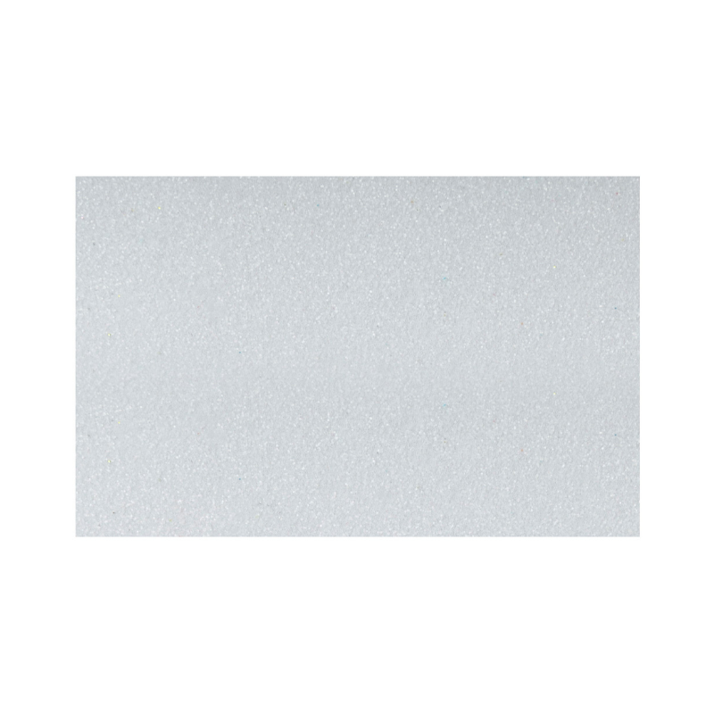 Gomma Eva Glitter 40X60 Cm 1 Foglio Bianco 021 - Unicarto Gomma eva Unicarto.com