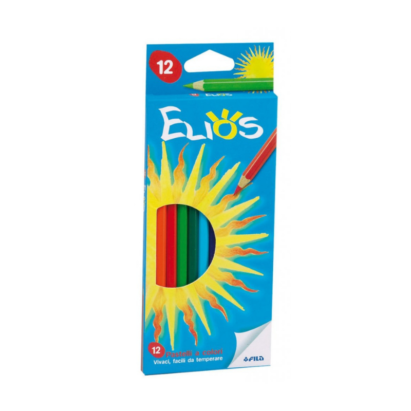 Giotto Pastelli Elios - Matite Colorate 12pz Matite colorate Unicarto.com