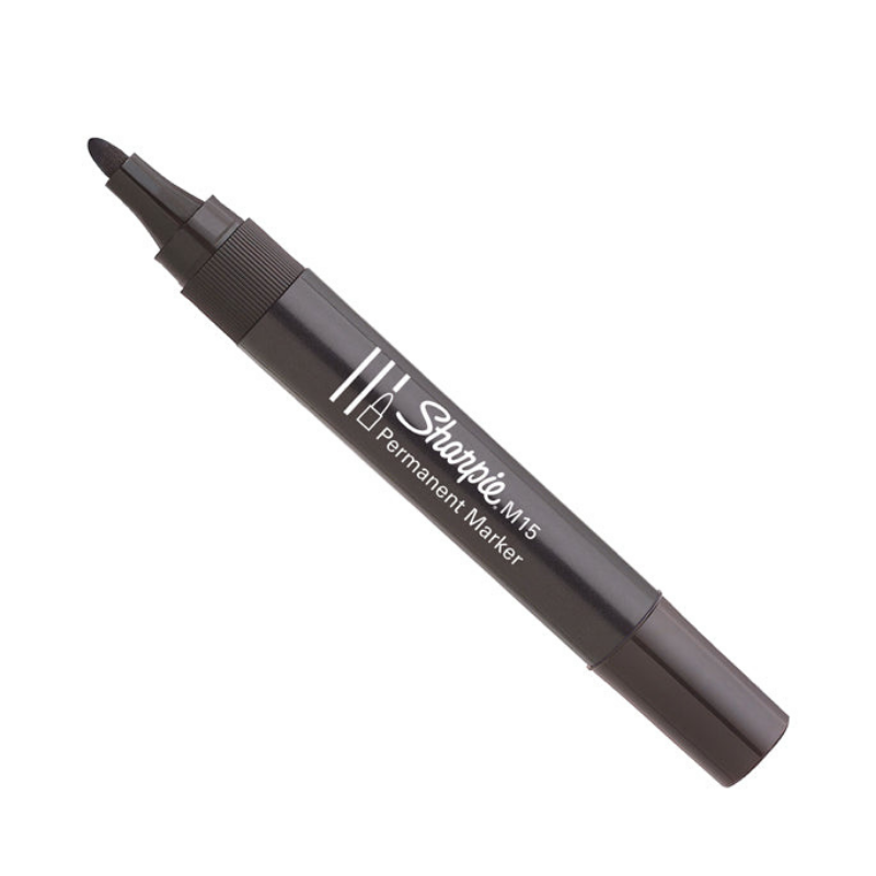 Sharpie Marcatore Permanente M15 Punta Tonda Nero Marcatori Indelebili Unicarto.com