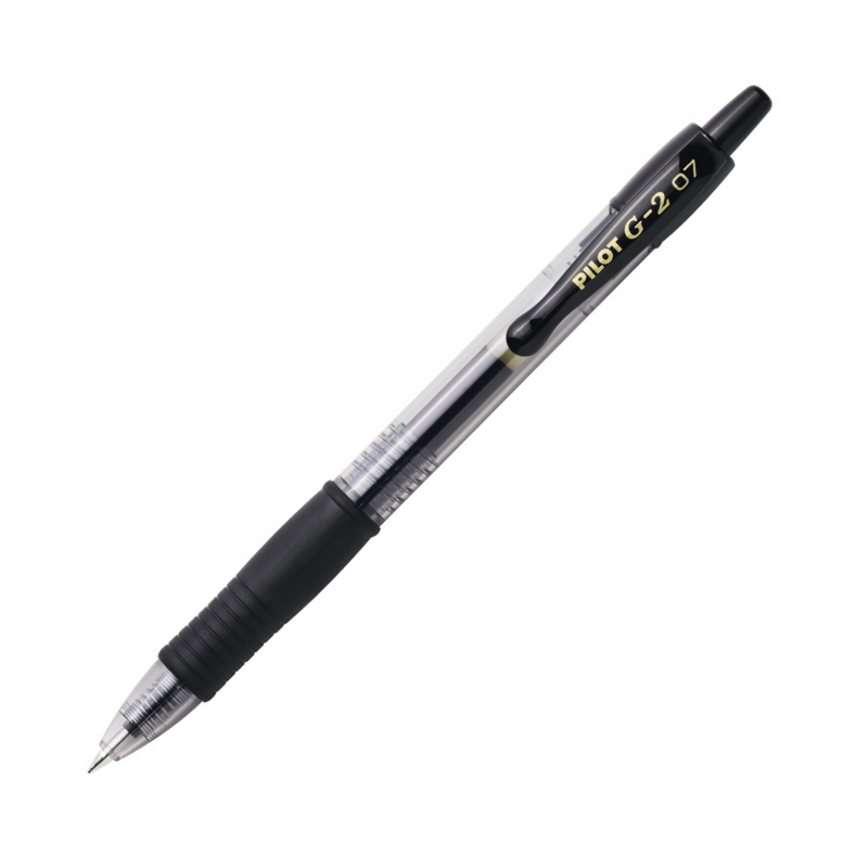 Pilot G-2 Penna Roller Gel a Scatto - Punta Media M 0,7mm - Nero 1pz Penne gel a scatto Unicarto.com