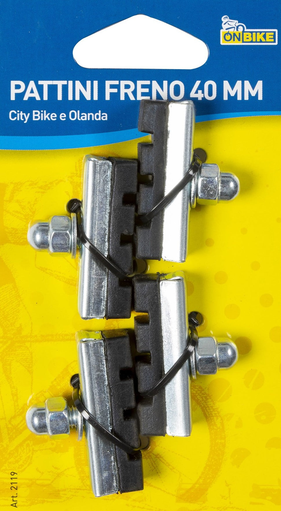 Pattini Per Freni (4 Pz) Ciclo Sport Accessori per biciclette