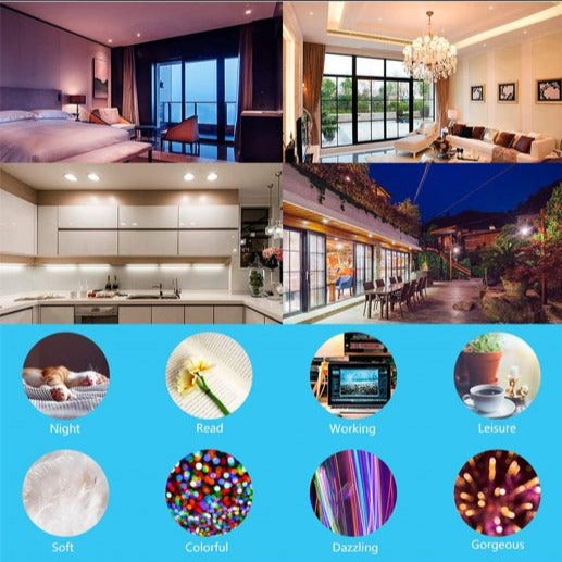 8w 806 dimmerable light light bulb with compatible application with Google and Alexa
