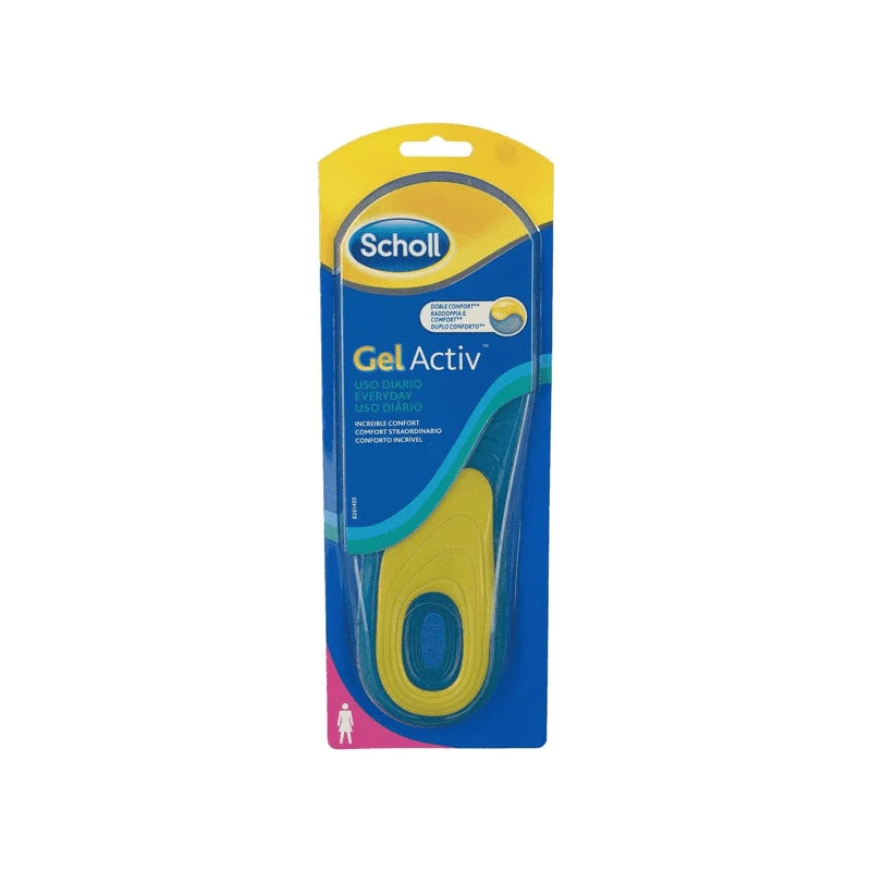 Scholl Soletta Gel Activ Uso Diario Donna 1 Paio PLANTARI ORTOPEDICI