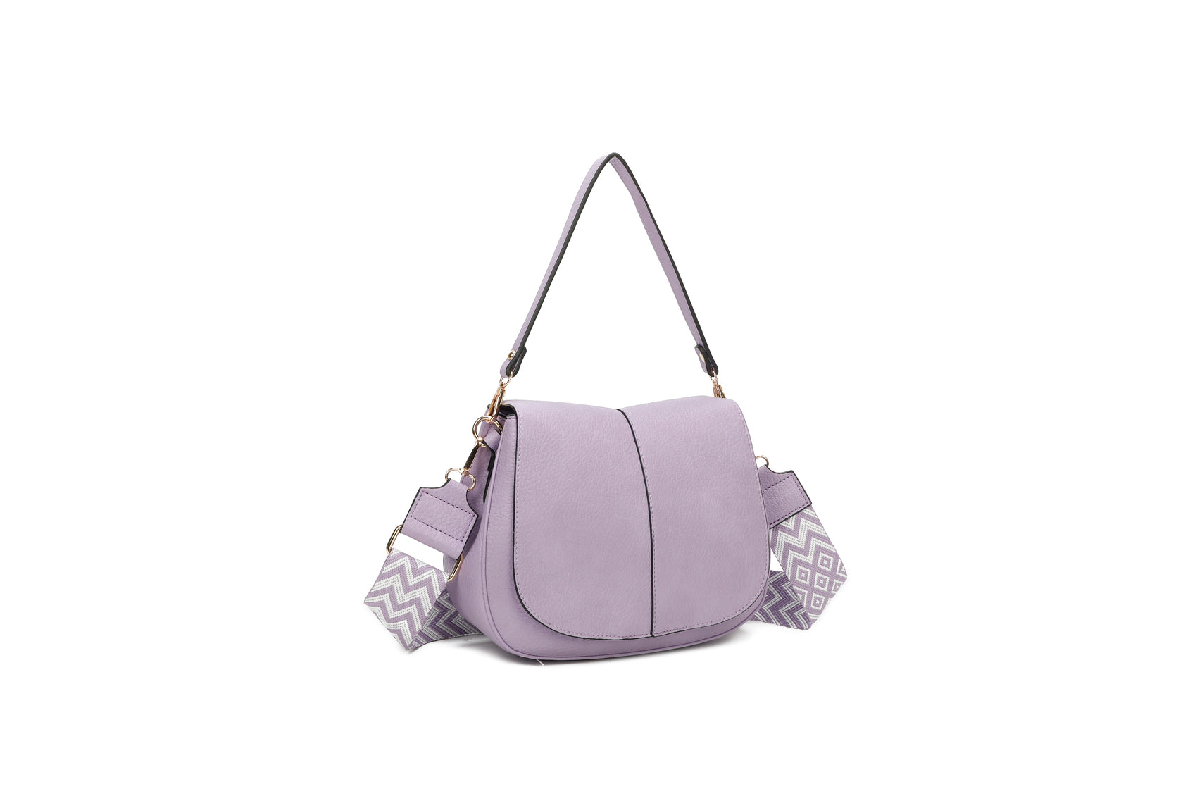 GeoEleganza - Bolsa de Ombro com Alça Geométrica 27 x 22 x 9 cm