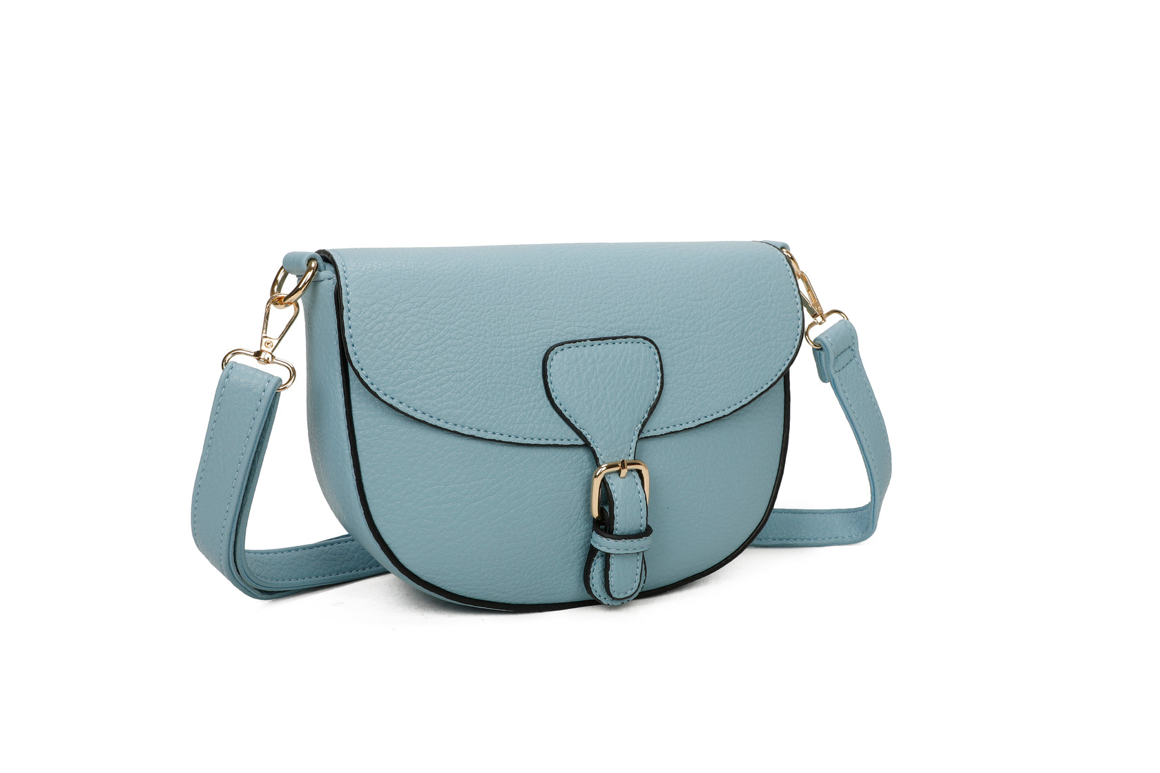 Sottile - Kunstleder-Schultertasche mit Schultergurt 24 x 18 x 8,5 cm
