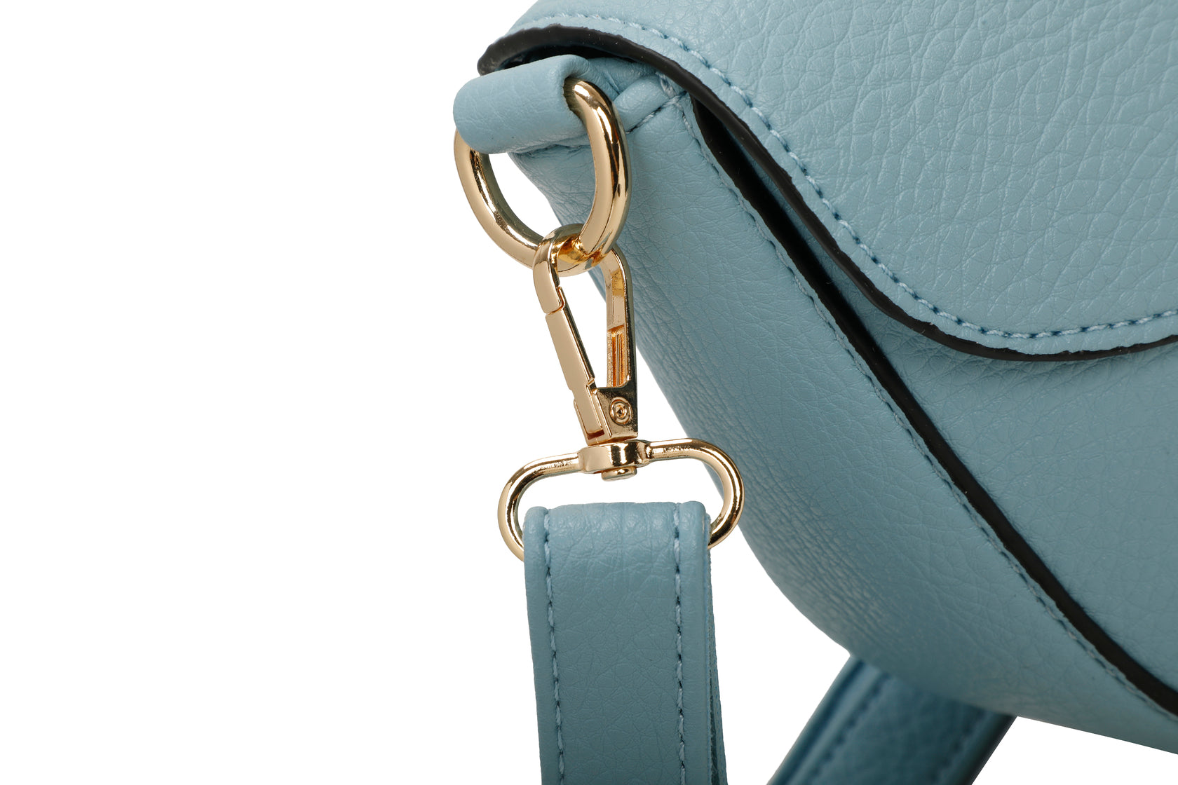 Sottile - Kunstleder-Schultertasche mit Schultergurt 24 x 18 x 8,5 cm
