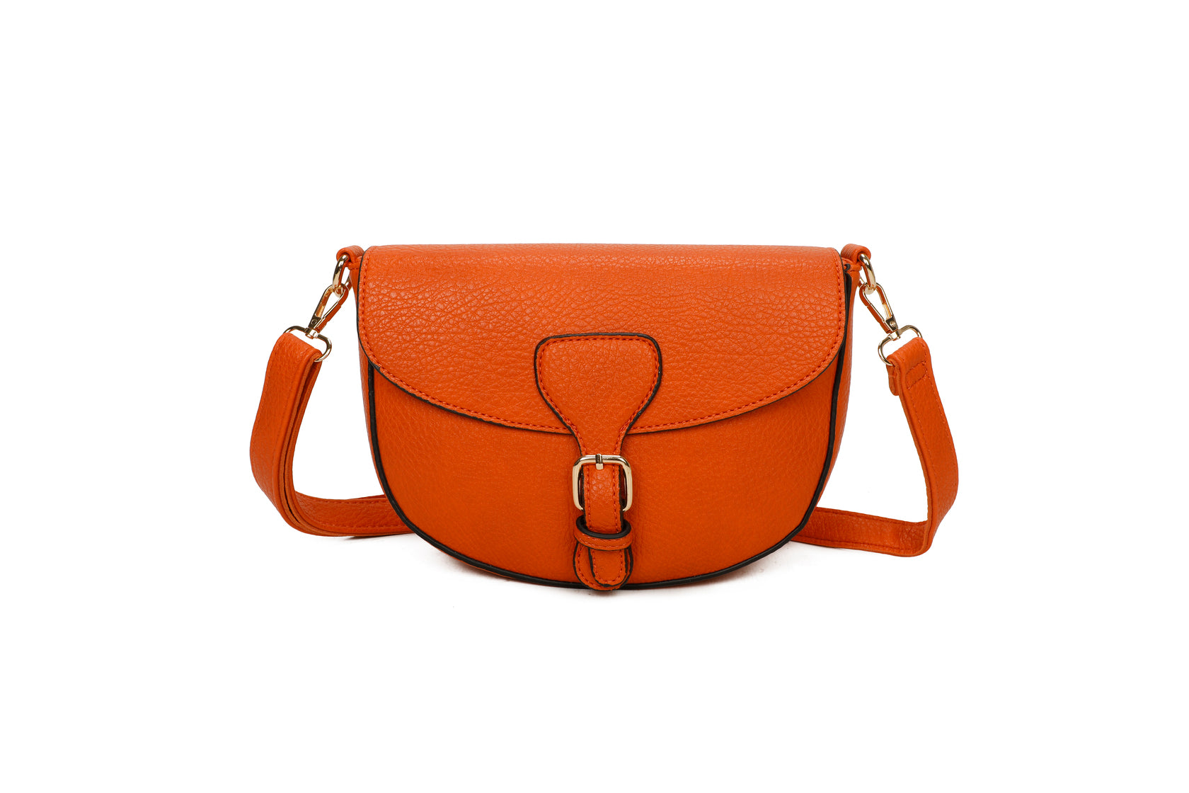 Sottile - Kunstleder-Schultertasche mit Schultergurt 24 x 18 x 8,5 cm
