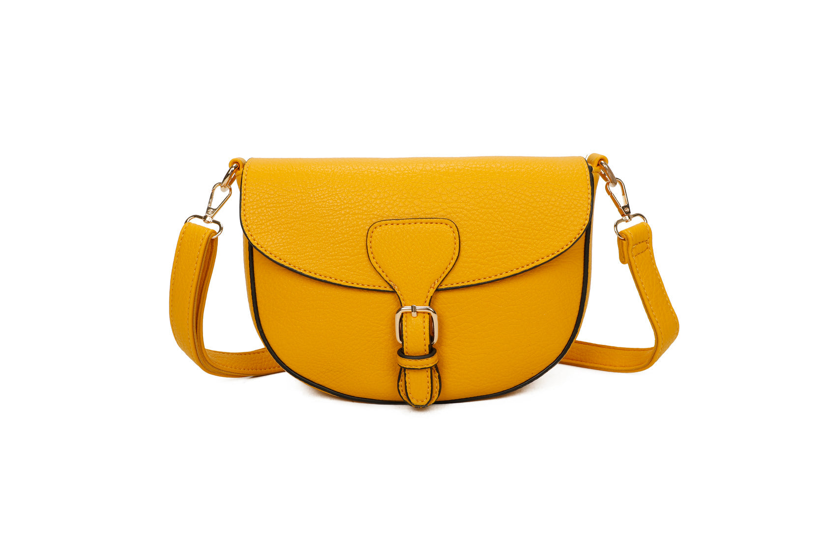 Sottile - Kunstleder-Schultertasche mit Schultergurt 24 x 18 x 8,5 cm