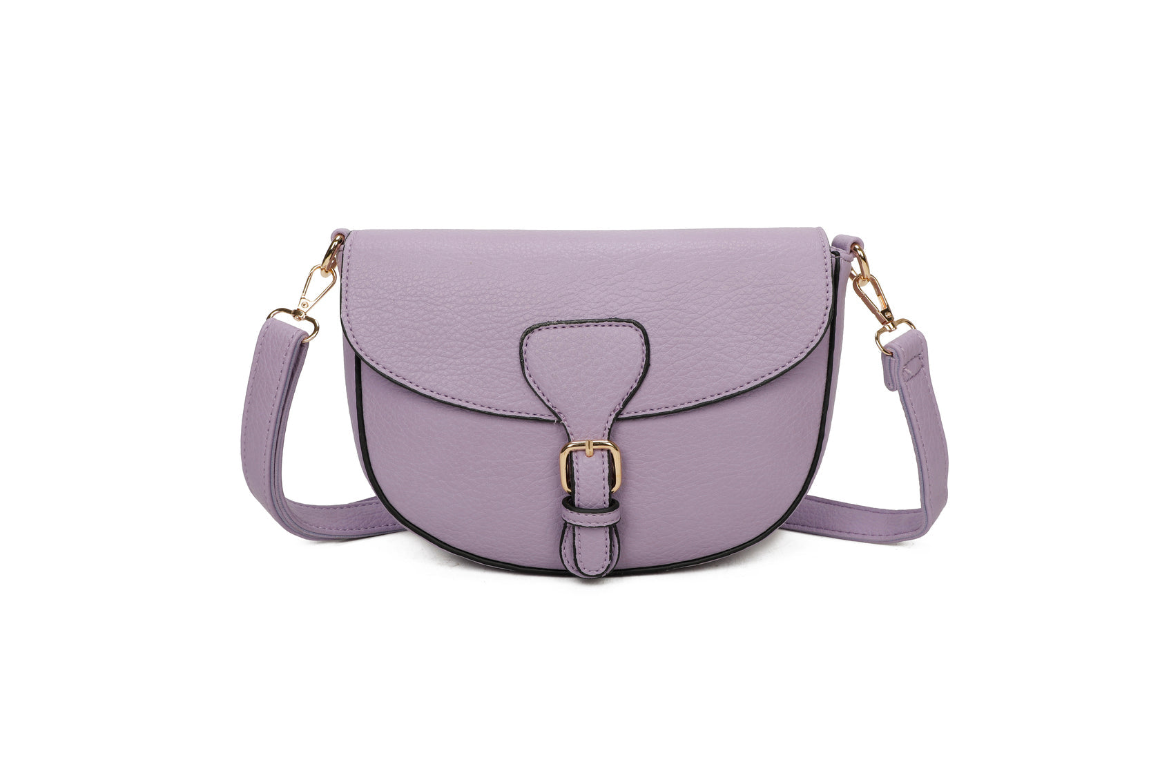 Sottile - Kunstleder-Schultertasche mit Schultergurt 24 x 18 x 8,5 cm