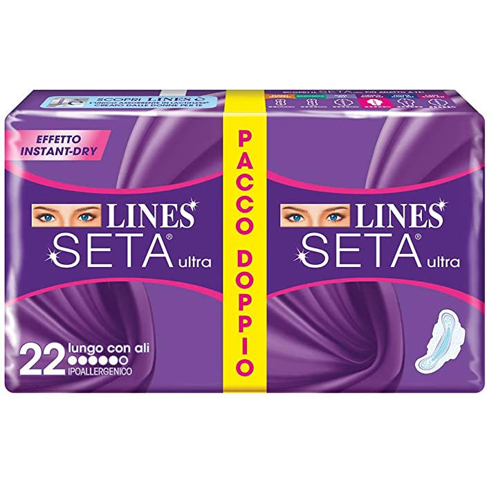 Ultra Ali Silk Absorbent Lines X 22 PCS Double Package