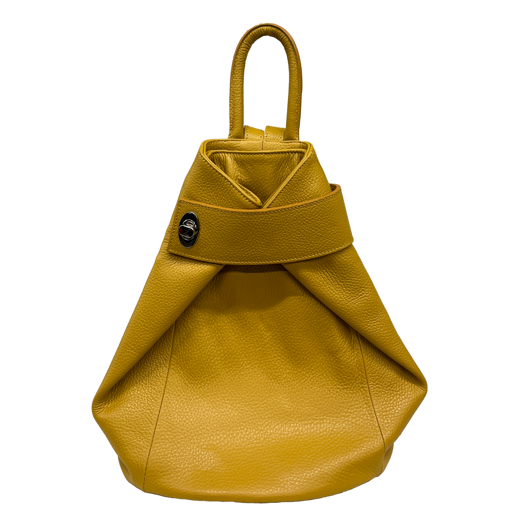 Convertible backpack in luxury leather - versatile and premium finish