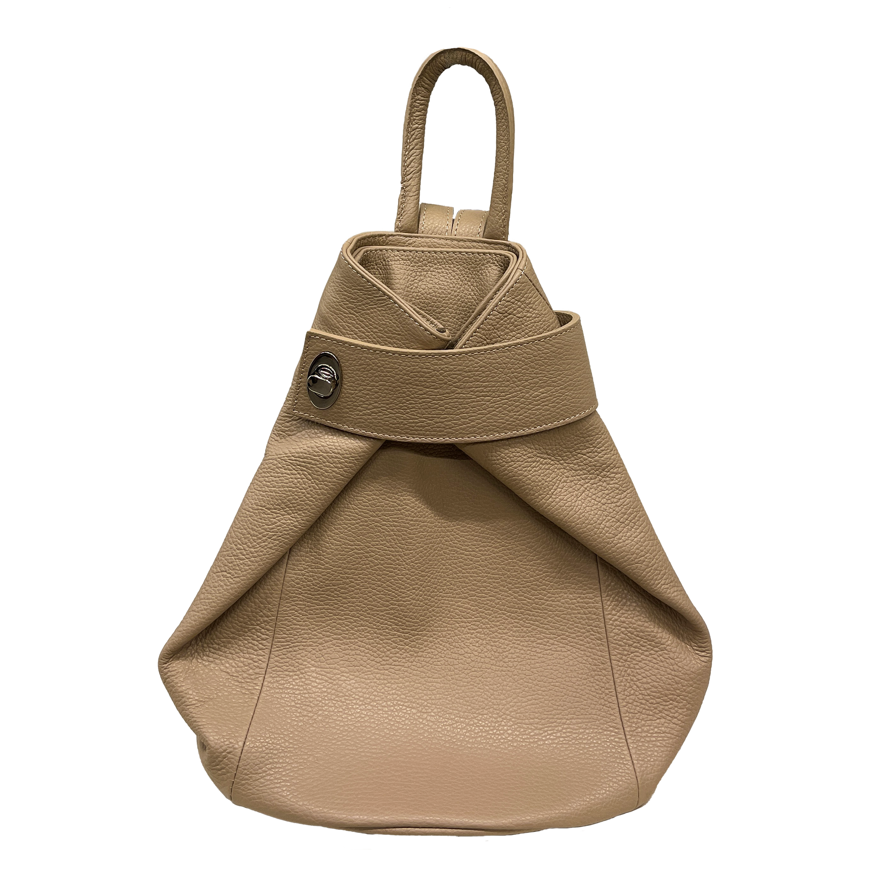 Convertible backpack in luxury leather - versatile and premium finish