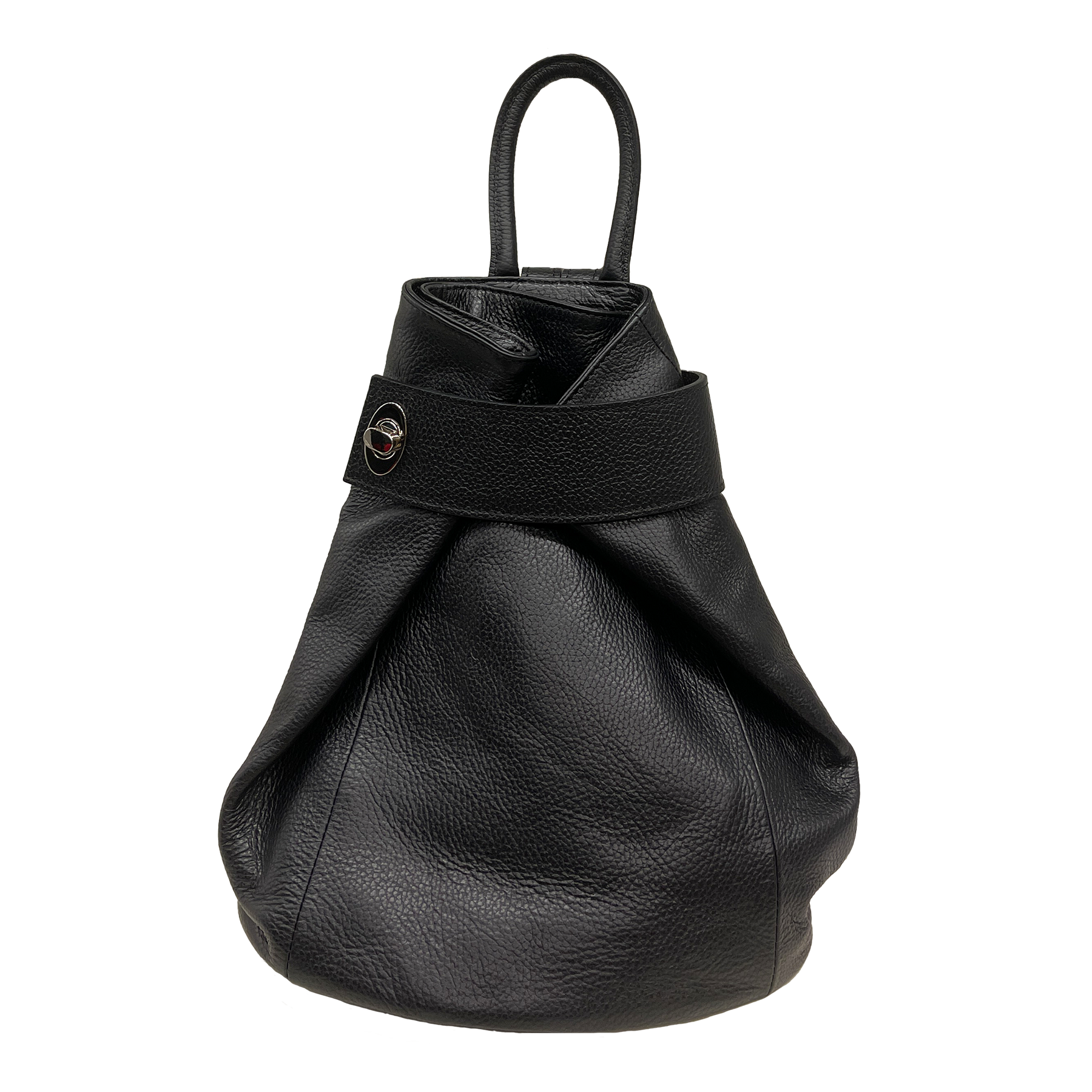 Convertible backpack in luxury leather - versatile and premium finish