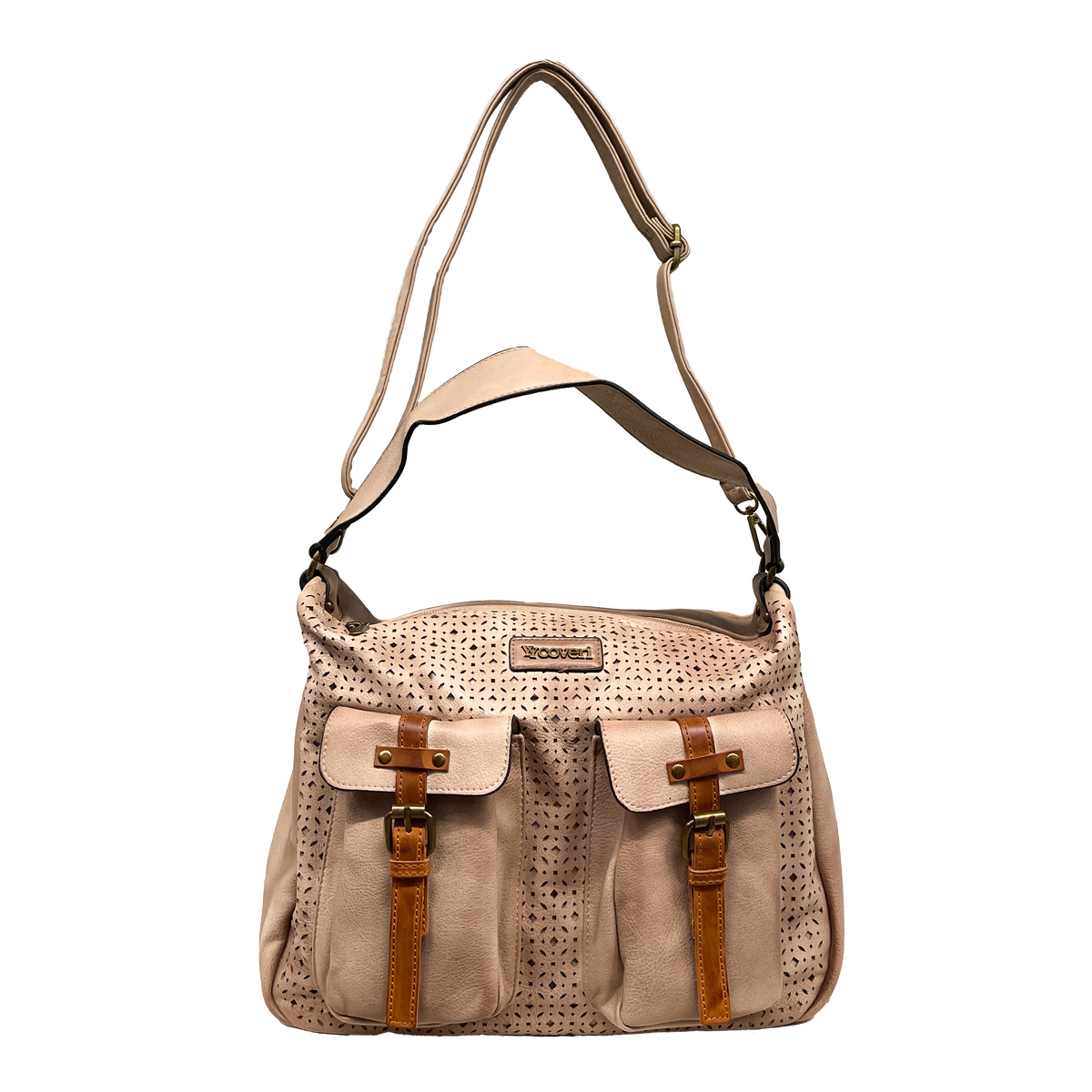 Sie junger Coveri -Desert -Dämmerung: Handwerkskunstbeutel mit miteinander verflochtenen Details