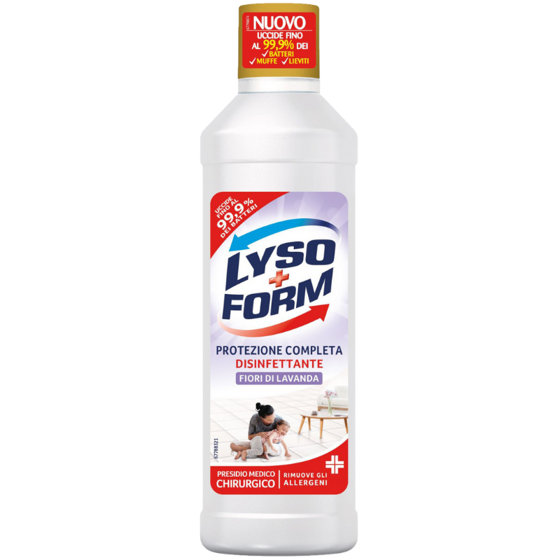 Lysoform Detergente Disinfettante Fiori Di Lavanda 900Ml Disinfettanti domestici