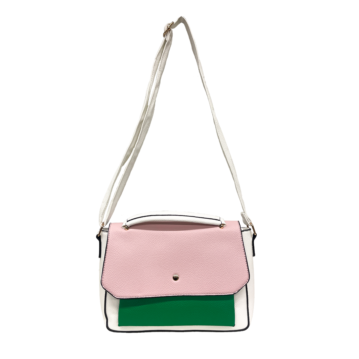 Chic shoulder bag - Elegant contrasts for a distinct silhouette
