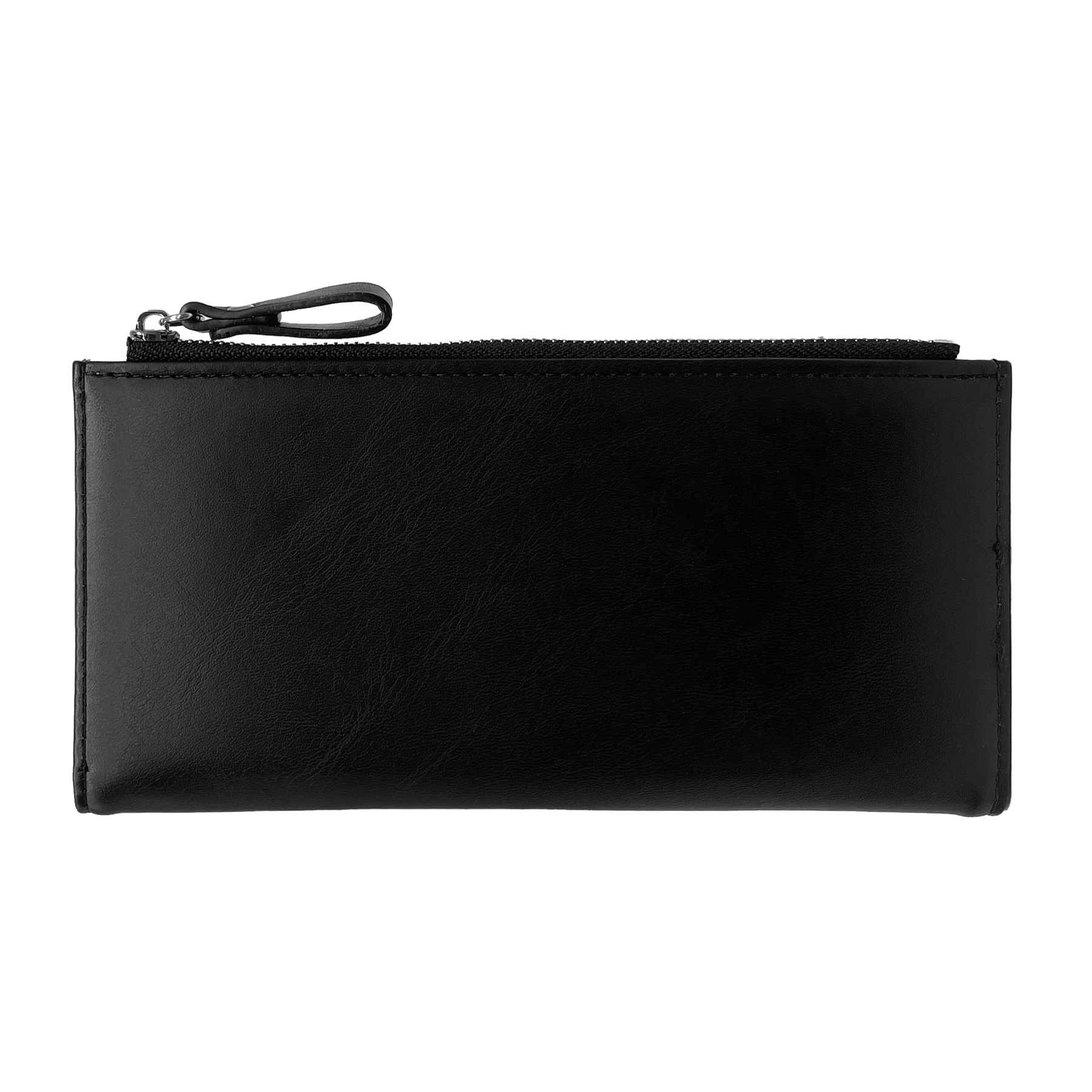 Portefeuille féminin en cuir PU entrelacé avec Zip 19x20x2cm
