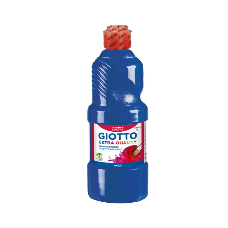 Giotto Extra Quality - Tempera Pronta 500ml - Blu Oltremare Tempere pronta Unicarto.com