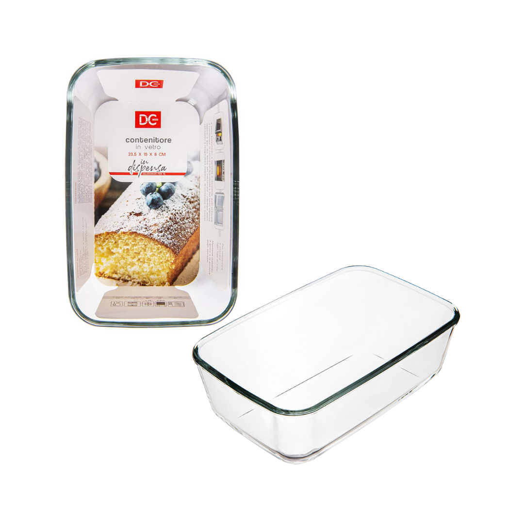 Rectangular Borosilicate Borosilicate Borosilicate Glass dish 23.5x15x8cm