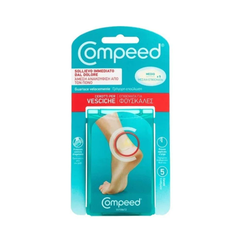 Compeed Cerotto Vesciche Medio 5 Pz Trattamento calli e duroni