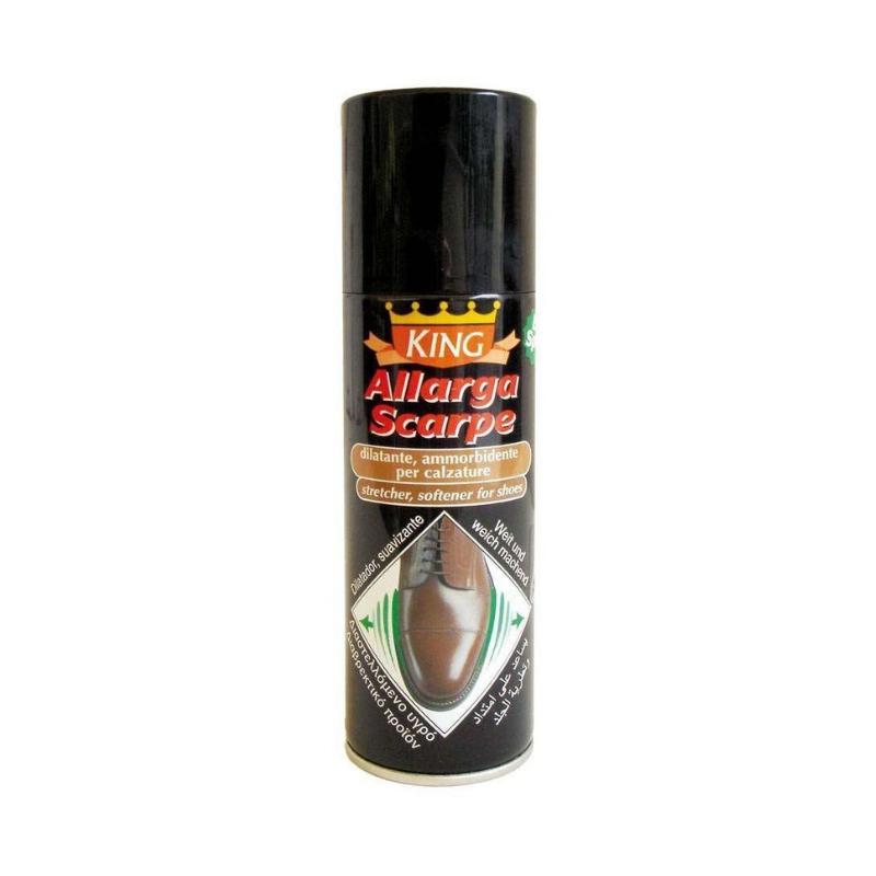 King Allarga Scarpe Scarponi Spray 200 Ml Lucidi e cere scarpe