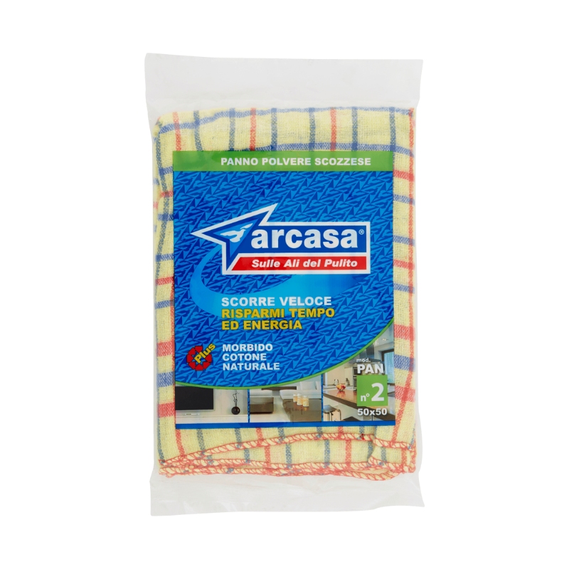Arcasa Panno Scozzese 50x50cm 2pz Panni per la polvere