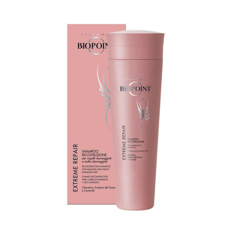 Biopoint Shampoo Extreme Repair Ricostruzione 200 Ml Cura dei capelli
