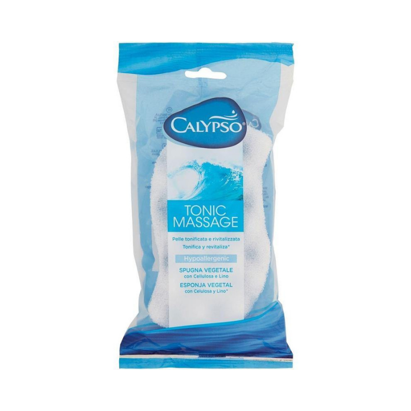 Calypso Spontex Tonic Massage Spugna Esfoliante Vegetale Corpo Spugne esfolianti