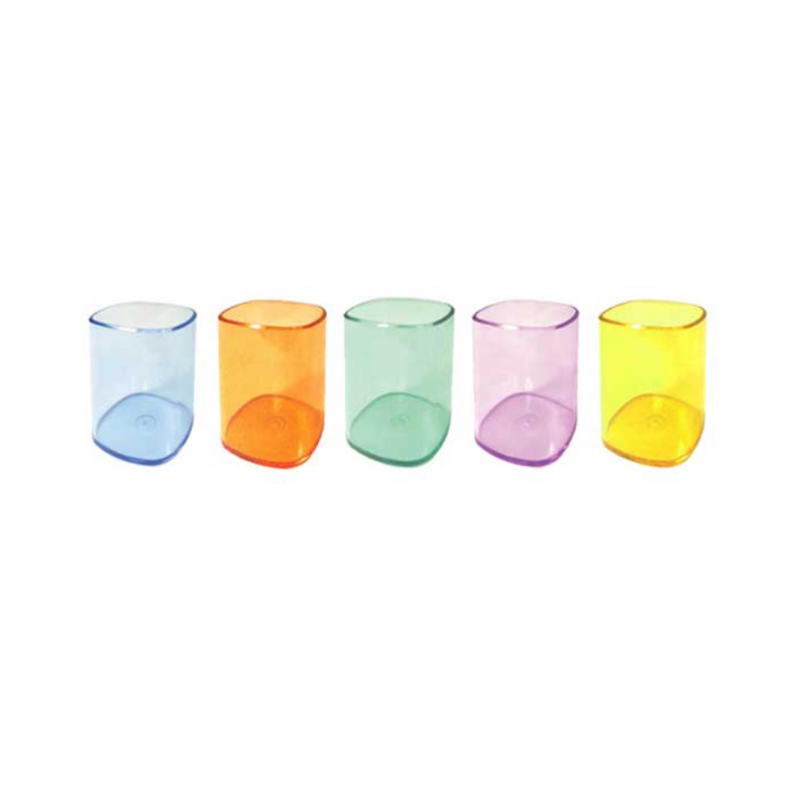 Arda - Portapenne Colorato Stabile Trasparente 1 pz Portapenne Unicarto.com