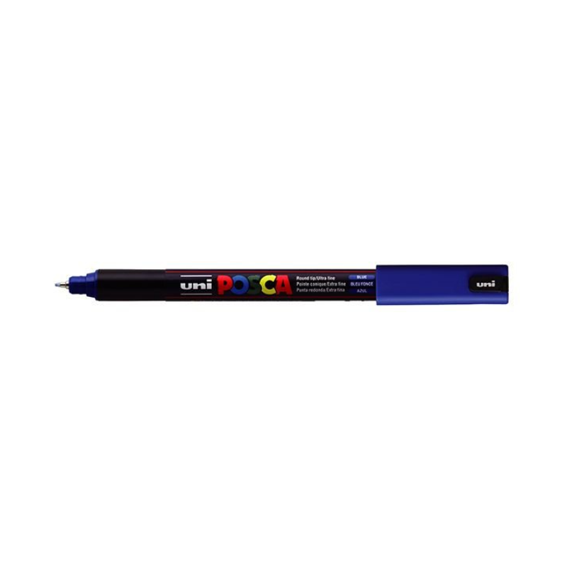 Uni Posca Pen Marcatore Pc1mr Punta Extra Fine 0,7Mm Blu Marcatori calligrafico Unicarto.com
