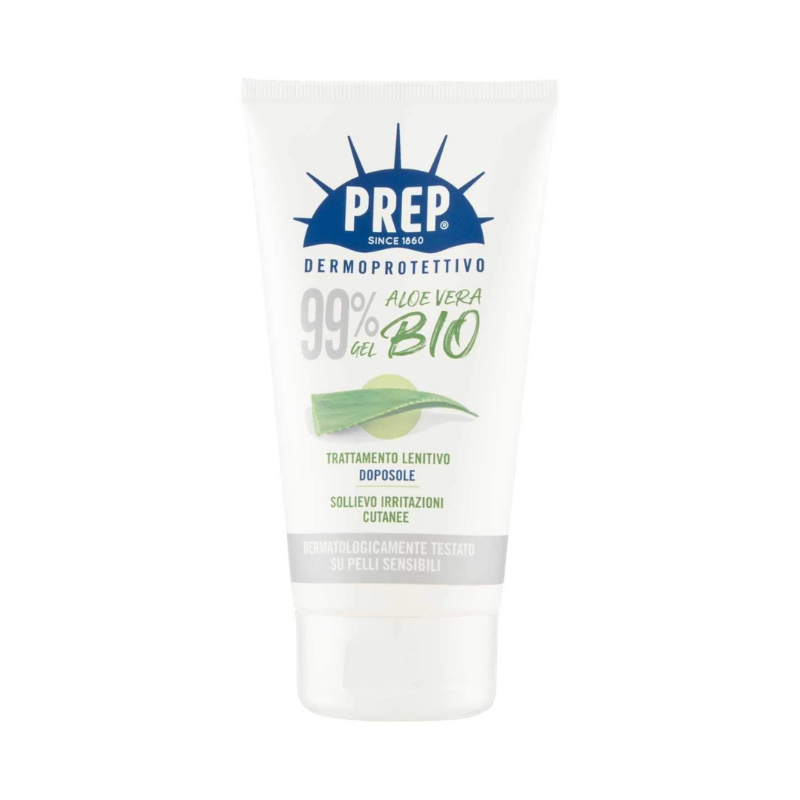 Prep Trattamento Gel 99% Aloe Vera Bio Doposole 150 Ml Cura della pelle