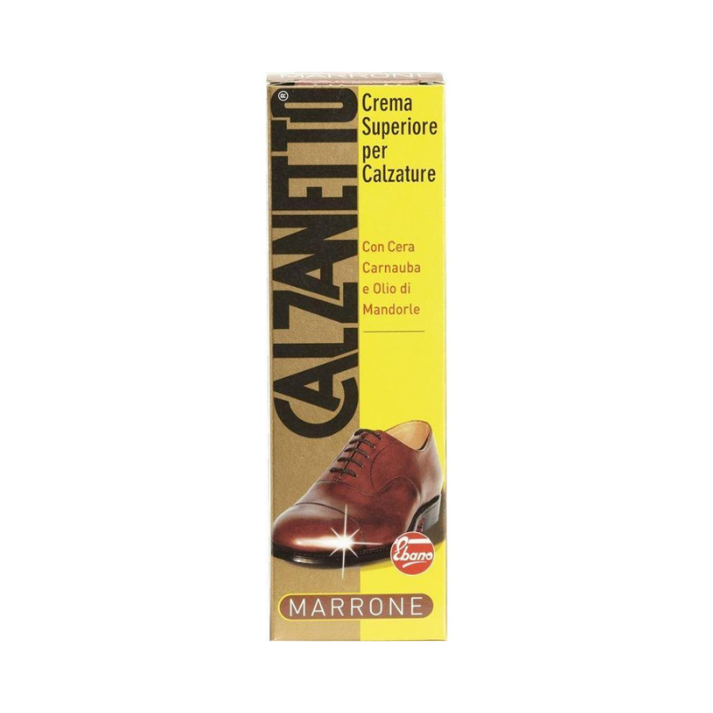 Calzanetto Crema Calzature Marrone Tubo 50 Ml Trattamenti e tinture per scarpe